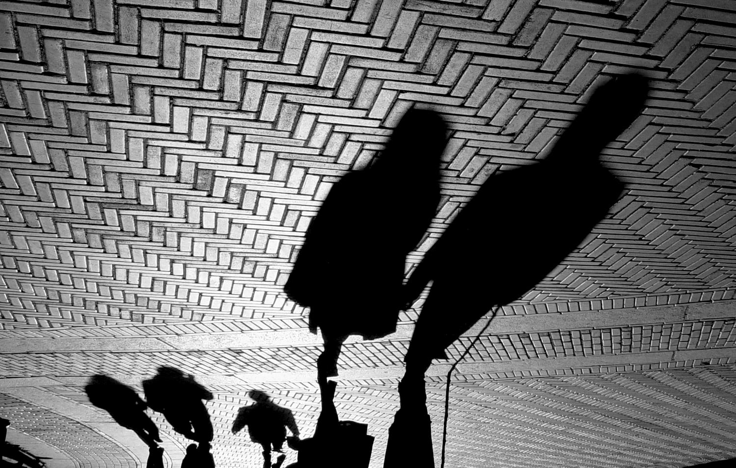 Shadows of people in Central Park, new York city #2 - Sony DSC-