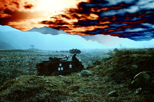 Armored personnel carriers - DMZ - by Tony Karp