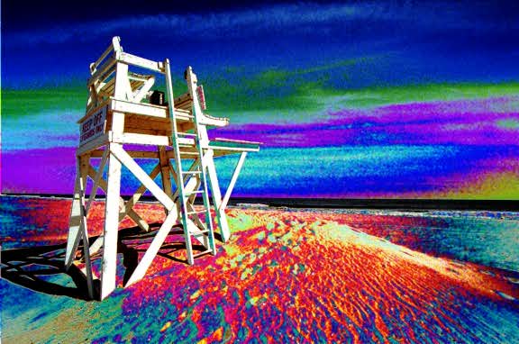 Beach in hell - by Tony Karp