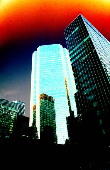 The aura of buildings #1 - by Tony Karp