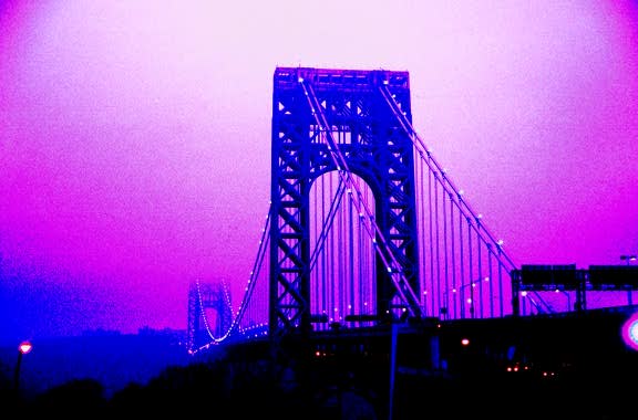Blue bridge - by Tony Karp
