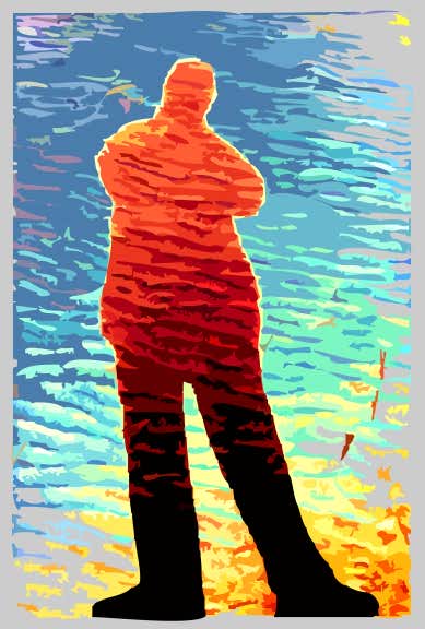 Cape May shadow #3 - by Tony Karp