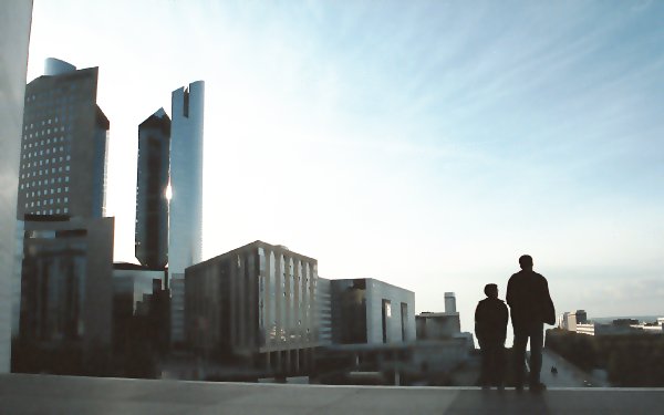 Sous La Grande Arche - by Tony Karp