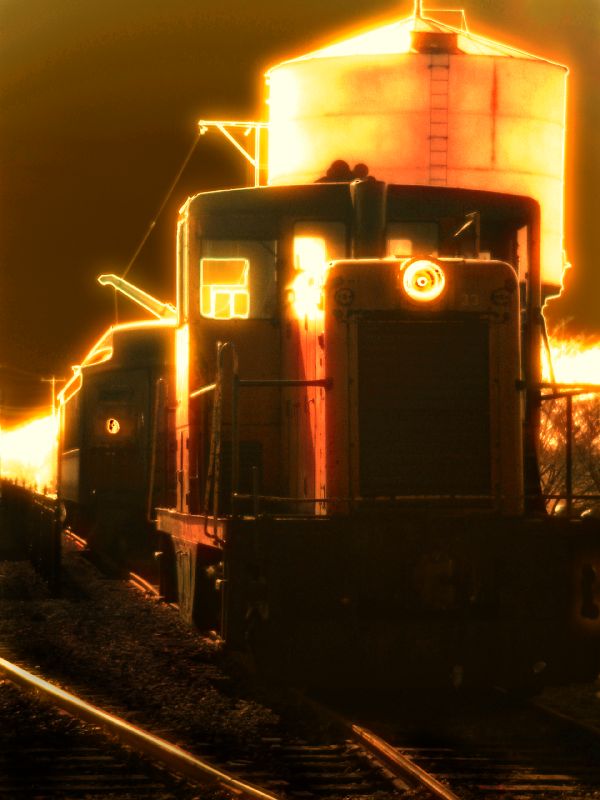 Ghost train - by Tony Karp