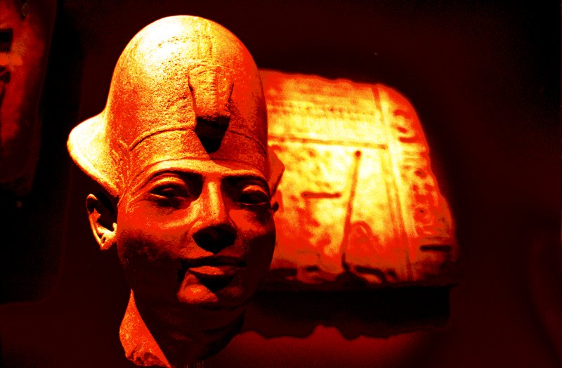 Smiling pharaoh - by Tony Karp