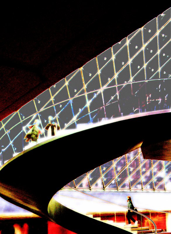 Beneath the pyramid - by Tony Karp