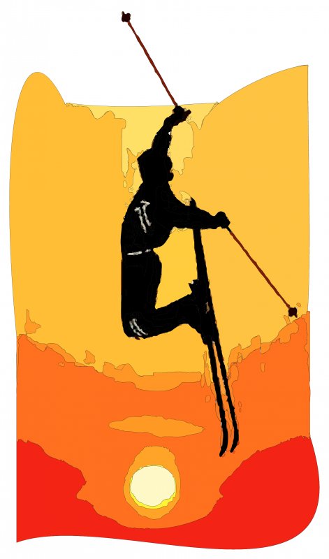 Sun Valley skier - by Tony Karp