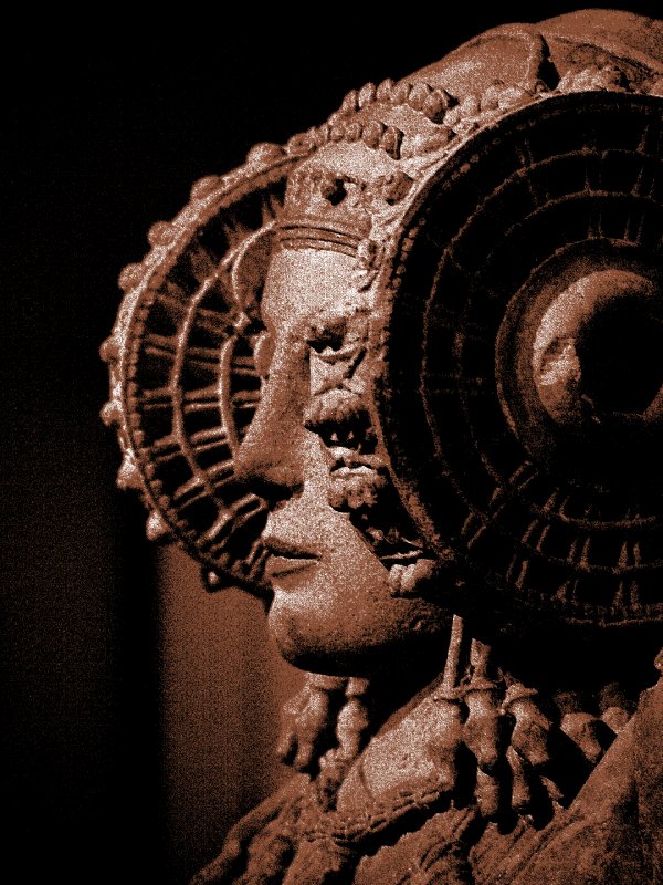Old stone faced princess - by Tony Karp